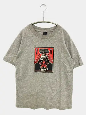 OBEY/オベイ/Tシャツ/カットソー/トップス/グレー/S