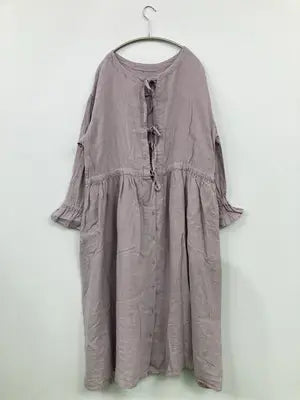 Samansa Mos2/サマンサモスモス/シャツワンピース/ワンピース/ドレス/グレー/F
