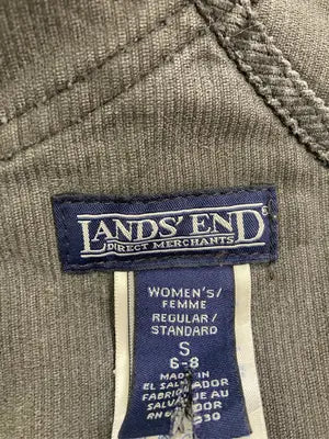 LANDS' END/ランズエンド/つなぎ/オールインワン/オールインワン・サロペット/ブラック/S