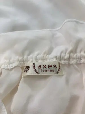 axes femme/アクシーズファム/シャツ/ブラウス/トップス/ホワイト/M