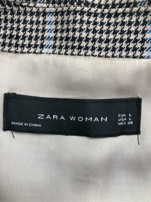 ZARA WOMAN/ザラウーマン/ステンカラーコート/ジャケット/アウター/グレー/L