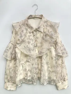 MAJESTIC LEGON/マジェスティックレゴン/シャツ/ブラウス/トップス/アイボリー/M