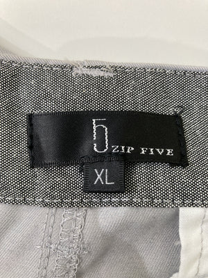 ZIP FIVE/ジップファイブ/スラックス/パンツ/グレー/XL