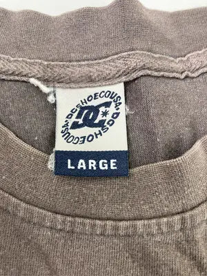 DC/ディーシー/Tシャツ/カットソー/トップス/ブラウン/L