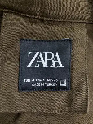 ZARA/ザラ/シャツ/ブラウス/トップス/カーキ/M