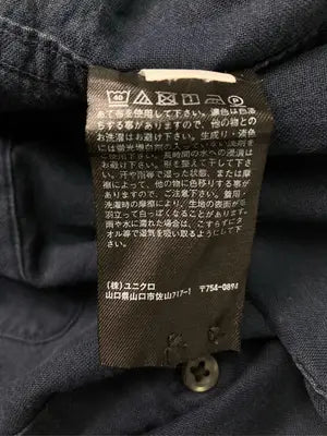 UNIQLO/ユニクロ/シャツ/ブラウス/トップス/ネイビー/XL