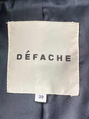 DEFACHE/ステンカラーコート/ジャケット/アウター/ブラック/38