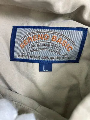 SERENO BASIC/シャツ/ブラウス/トップス/ベージュ/L