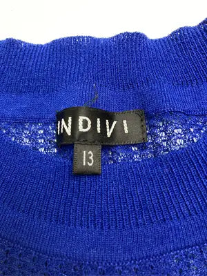INDIVI/インディヴィ/Tシャツ/カットソー/トップス/ブルー/13