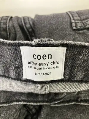 coen/コーエン/デニムパンツ/パンツ/グレー/LARGE