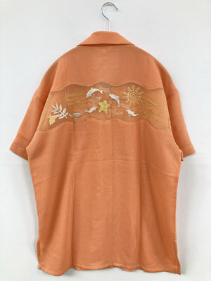 EMILIO/エミリオ/シャツ/ブラウス/トップス/オレンジ/38