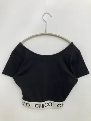 Chico/チコ/Tシャツ/カットソー/トップス/ブラック/F