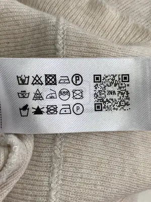 ZARA/ザラ/Tシャツ/カットソー/トップス/ベージュ/USA M