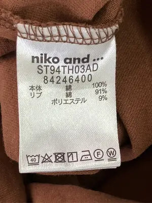 niko and .../ニコアンド/ワンピース/ワンピース/ドレス/ブラウン