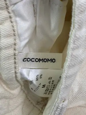 COCOMOMO/ココモモ/デニムパンツ/パンツ/アイボリー/M