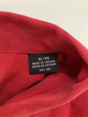 Haggar/ハガー/シャツ/ブラウス/トップス/レッド/XL
