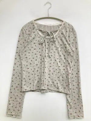 Tシャツ/カットソー/トップス/グレー/M
