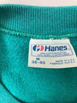 Hanes/ヘインズ/スウェット/トップス/ライトグリーン/M  38-40