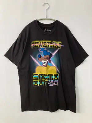 Disney/ディズニー/Tシャツ/カットソー/トップス/ブラック/L