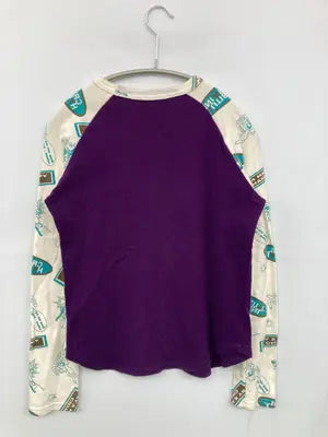 unision/Tシャツ/カットソー/トップス/パープル/M
