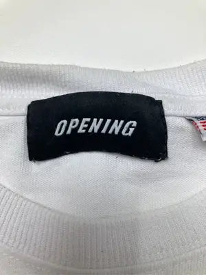 OPENING/Tシャツ/カットソー/トップス/ホワイト/XS