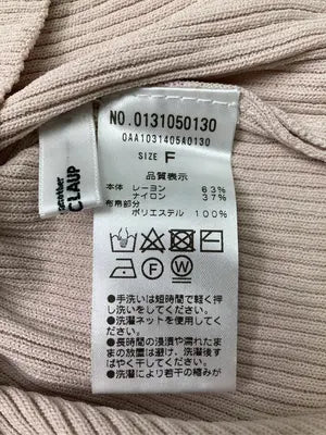 one after another NICE CLAUP/ワンアフターアナザーナイスクラップ/ニット/セーター/トップス/ピンク/F