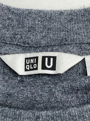 UNIQLO U/ユニクロユー/Tシャツ/カットソー/トップス/グレー/L