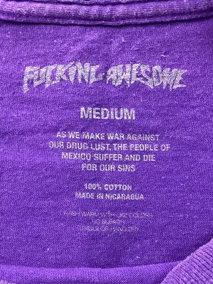 FUCKING AWESOME/ファッキングオーサム/Tシャツ/カットソー/トップス/パープル/M