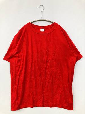 Tシャツ/カットソー/トップス/レッド/L