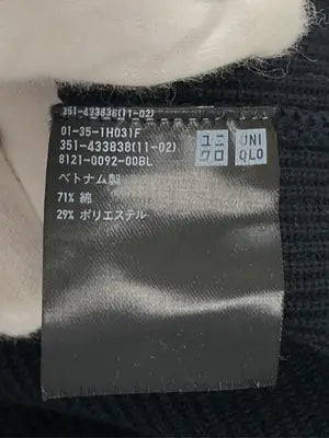 UNIQLO/ユニクロ/ベスト/トップス/ブラック/L