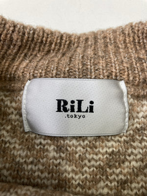 RiLi/リリ/ニット/セーター/トップス/ブラウン/FREE