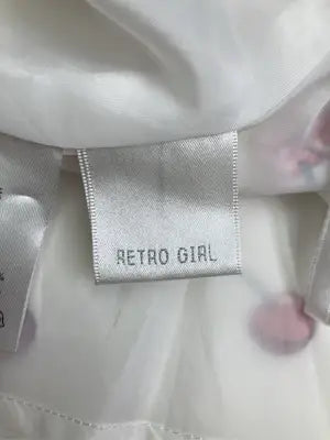 RETRO GIRL/レトロガール/ショート/ミニスカート/スカート/ホワイト/M