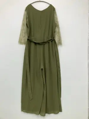 DRESS+/パンツドレス/ワンピース/ドレス/ライトグリーン/XL