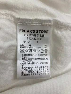 FREAK'S STORE/フリークスストア/Tシャツ/カットソー/トップス/ホワイト/F