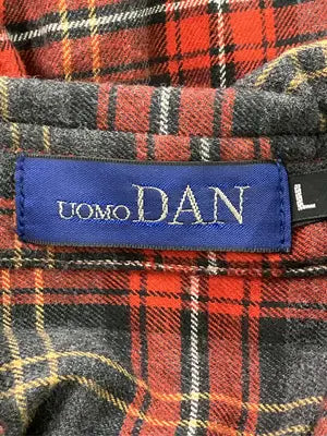 UOMO DAN/シャツ/ブラウス/トップス/レッド/L