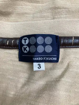 TAKEO KIKUCHI/タケオキクチ/Tシャツ/カットソー/トップス/ベージュ/3