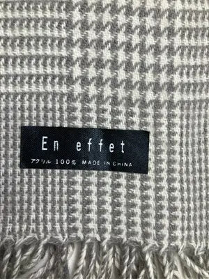 En effet/マフラー/ファッション雑貨/グレー