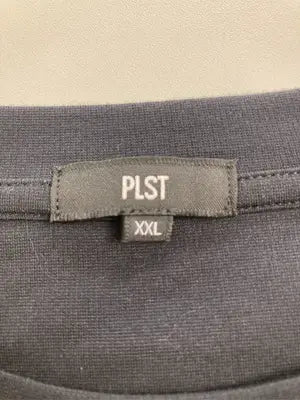 PLST/プラステ/Tシャツ/カットソー/トップス/ブラック/XXL