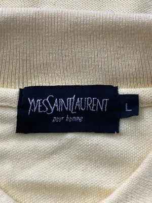 YVESSAINTLAURENT/イヴサンローラン/ポロシャツ/トップス/イエロー/L