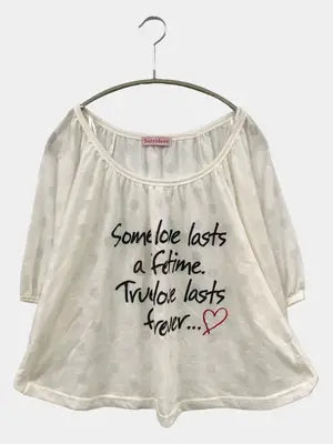 Sorridere/ソリデーレ/Tシャツ/カットソー/トップス/ホワイト/M