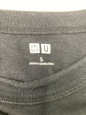 UNIQLO U/ユニクロユー/Tシャツ/カットソー/トップス/ブラック/S