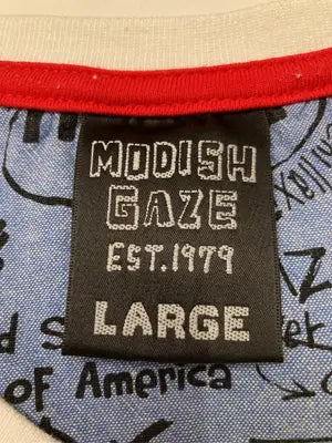 MODISH GAZE/Tシャツ/カットソー/トップス/ホワイト/L