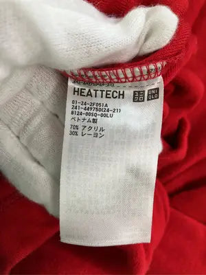 UNIQLO/ユニクロ/Tシャツ/カットソー/トップス/レッド/L