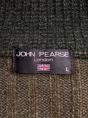 JOHN PEARSE/ニット/セーター/トップス/カーキ/L