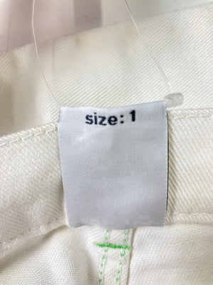 X-GIRL/エックスガール/デニムパンツ/パンツ/ホワイト/1