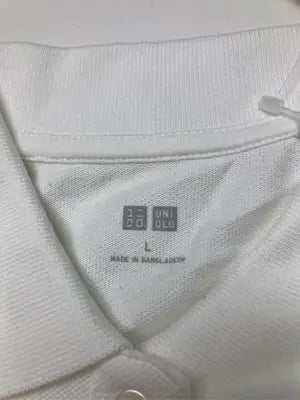UNIQLO/ユニクロ/ポロシャツ/トップス/ホワイト/L