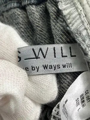 WAYS WILL/デニムパンツ/パンツ/ブルー/L