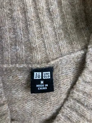 UNIQLO/ユニクロ/ニット/セーター/トップス/ベージュ/M