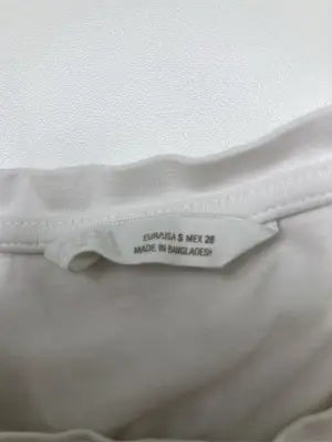 ZARA/ザラ/Tシャツ/カットソー/トップス/ホワイト/EUR S