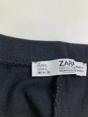 ZARA/ザラ/ノースリーブ/トップス/ブラック/L